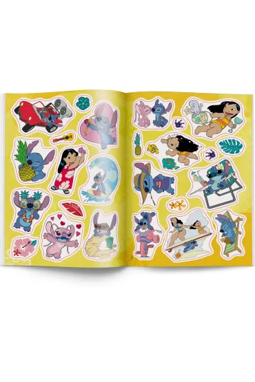 Disney Stich. Kolorowanka z naklejkami