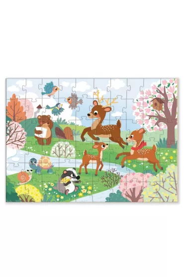 Puzzle 60 el. Pory roku. Wiosenny czas Dodo