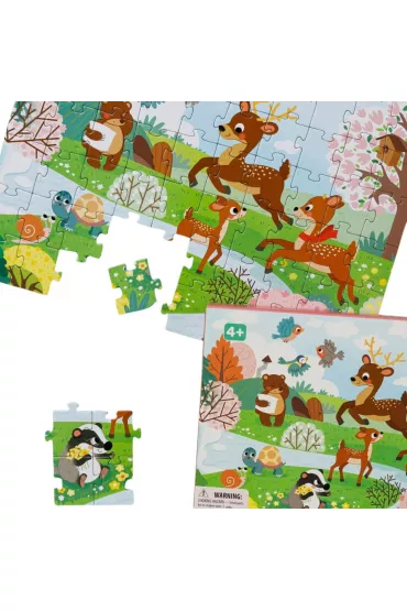 Puzzle 60 el. Pory roku. Wiosenny czas Dodo