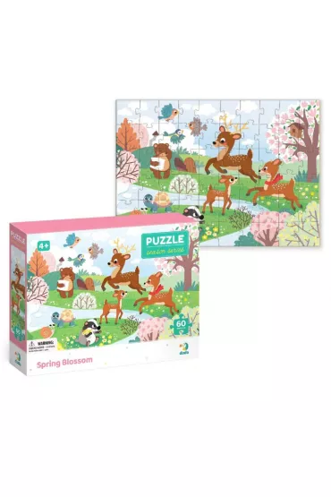 Puzzle 60 el. Pory roku. Wiosenny czas Dodo