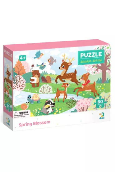 Puzzle 60 el. Pory roku. Wiosenny czas Dodo