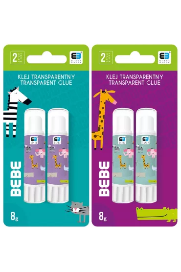 Interdruk Klej w sztyfcie transparentny B&B Kids 8 g