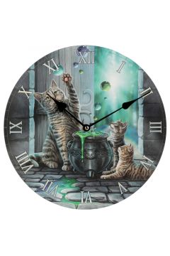 Zegar Koty z magicznym kociokiem