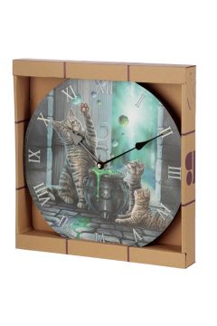 Zegar Koty z magicznym kociokiem