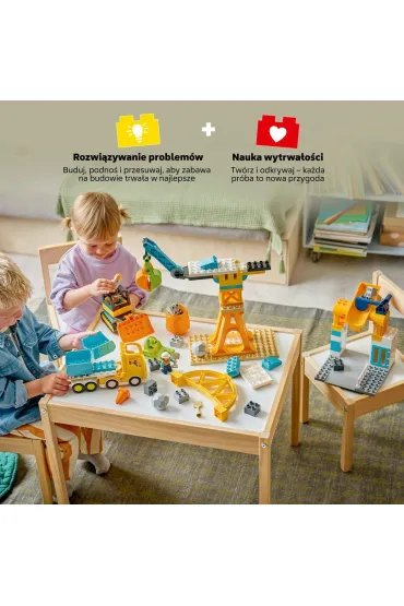 LEGO DUPLO Plac budowy z pojazdami 3 w 1 10476