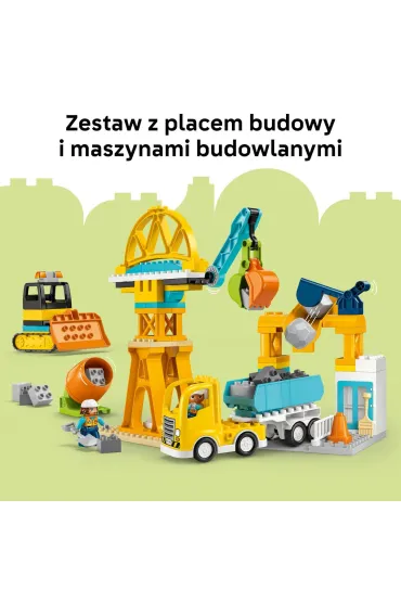 LEGO DUPLO Plac budowy z pojazdami 3 w 1 10476