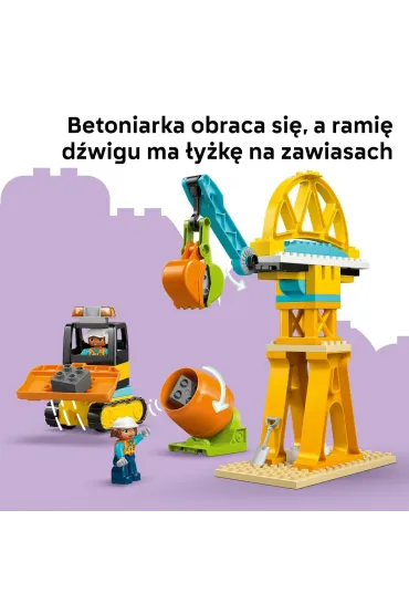LEGO DUPLO Plac budowy z pojazdami 3 w 1 10476
