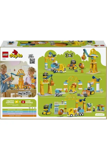 LEGO DUPLO Plac budowy z pojazdami 3 w 1 10476