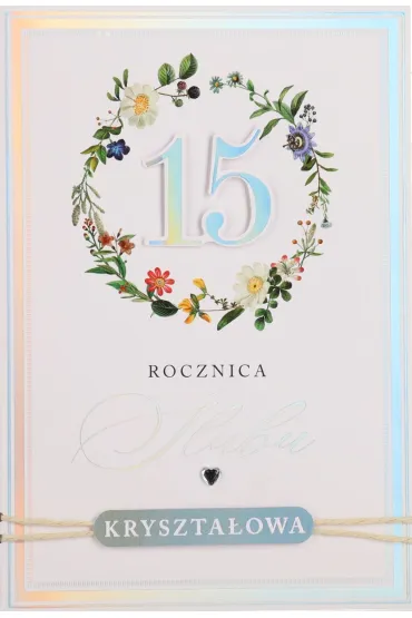 Karnet okazjonalny B6 z kopert� Rocznica �lubu PAN DRAGON HM200-3402