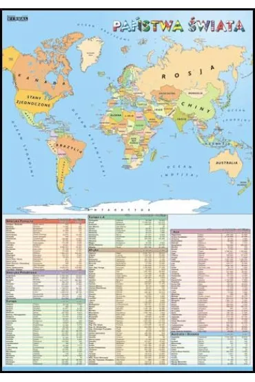 Visual System Pa�stwa �wiata - Mapa Polityczna