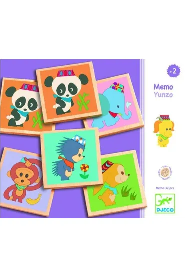 Puzzle Drewniana uk�adanka pami�ciowa Djeco