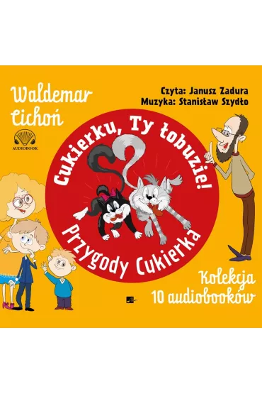 Pakiet Cukierku, ty �obuzie! Przygody Cukierka. Kolekcja 10 audiobook�w CD - Waldemar Cicho�