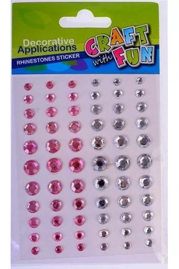 Craft with Fun Kryszta�ki samoprzylepne