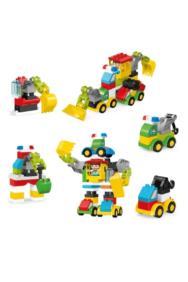 Klocki ma�ych geniuszy roboty 49el
