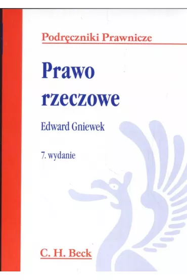 Prawo rzeczowe - Edward Gniewek