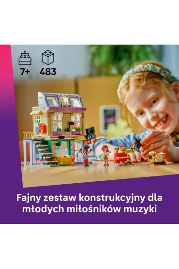 LEGO Friends Sklep muzyczny i mieszkanie 42653