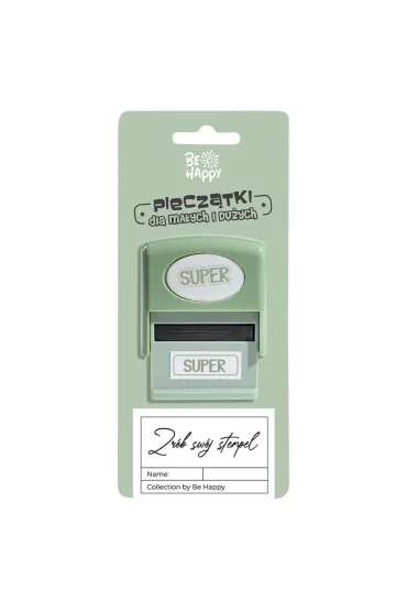 Be-Happy Gifts Piecz�tka z napisem - Super