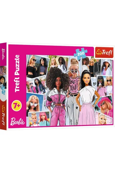 Puzzle 200 el. W �wiecie Barbie/Mattel Barbie Trefl