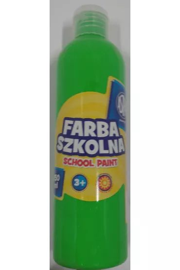 Astra Farba szkolna naturalna tempera fluorescencyjna zielona 250 ml