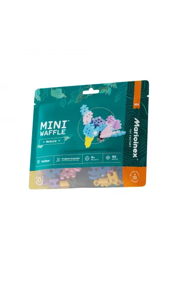 Klocki konstrukcyjne Mini Waffle 50 element�w Nature Koliber MARIOINEX 906132