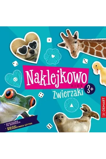 Naklejkowo Kids 3+ Zwierzaki - Anna Borchard, Monika Sarwi�ska-Niewielska