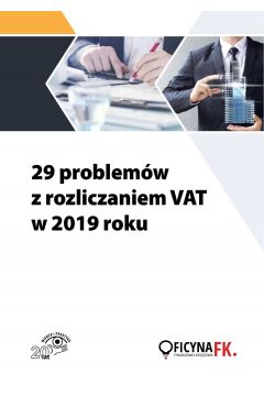 eBook 29 problemw z rozliczaniem VAT w 2019 roku pdf