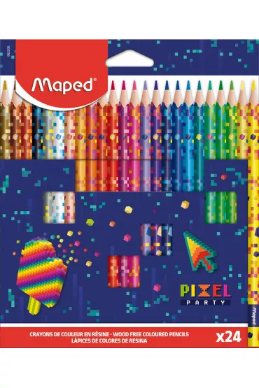 Maped Kredki Pixel 24 szt.