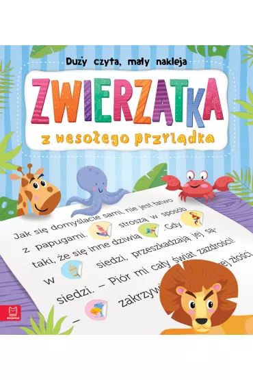 Du�y czyta, ma�y nakleja. Zwierz�tka z weso�ego przyl�dka
