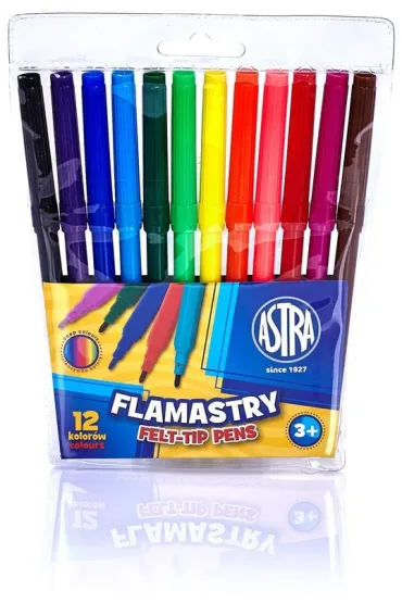 Astra Flamastry 12 szt.