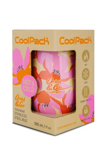 Patio Coolpack, Kubek Termiczny 500 ml Miss - Flores Rosa (Z27914)