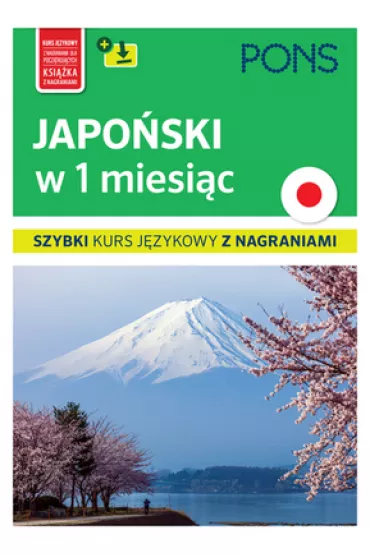 Japo�ski w 1 miesi�c Szybki kurs j�zykowy PONS z nagraniami