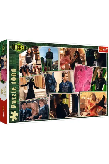 Puzzle 1000 el. Wicked: Kadry filmowe Trefl