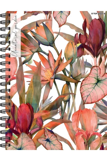 Top-2000 Ko�ozeszyt Flowers A4 Kratka, 5 mm 80 kartek
