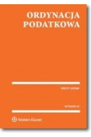Ordynacja podatkowa