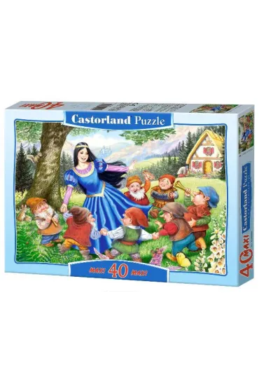 Puzzle maxi 40 el. Snow White and the Seven Dwarfs Castorland