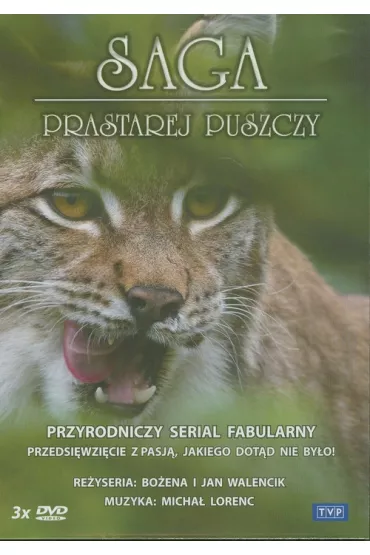 Saga prastarej puszczy 3xDVD - Bo�ena Walencik, Jan Walencik