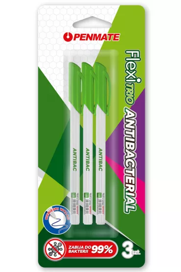 Penmate D�ugopis Flexi Trio Jet Antibacterial 3 szt.