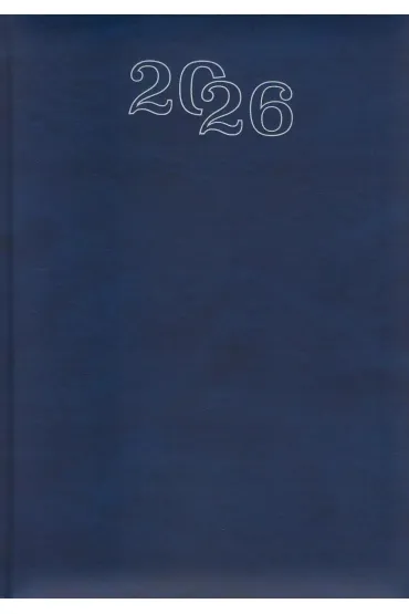 Kalendarz 2026 A5 dzienny standard granatowy