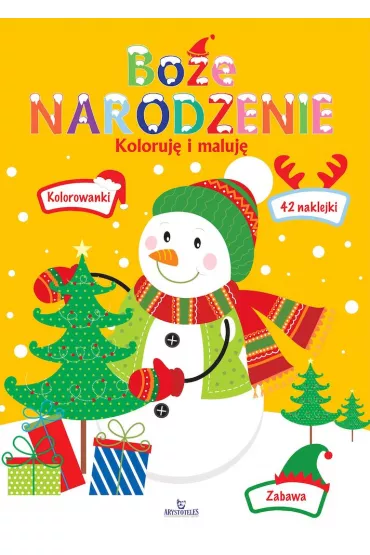Bo�e Narodzenie. Koloruj� i maluj� - Monika Matusiak