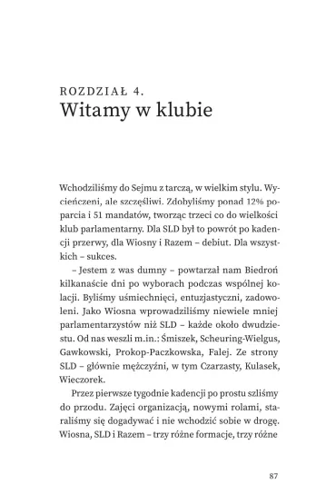Kulisy Lewicy. Eliminacja. Chciwo��. Strach. - Beata Maciejewska