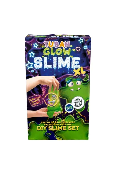 Zestaw Super Slime XL. Glow in the dark Tuban