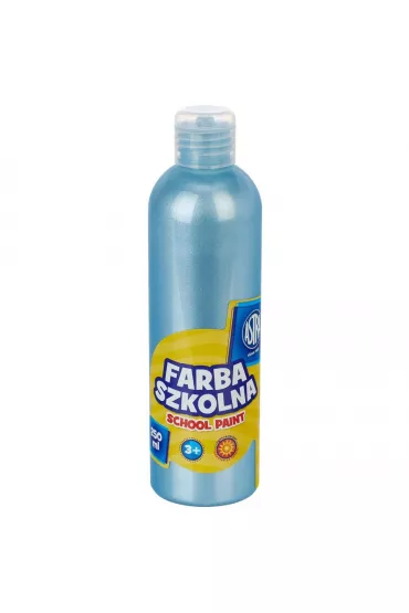 Astra Farba szkolna naturalna tempera per�owa niebieska 250 ml