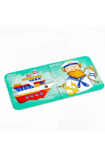 Ekopuzzle 15 x 2 el. Stra�ak czy astronauta? Muduko