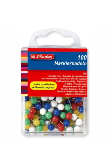 Herlitz Pinezki kuleczki 100 szt.