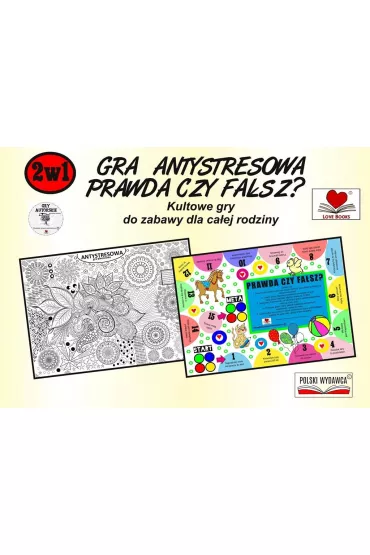 Kultowe gry planszowe 2w1 Love Books