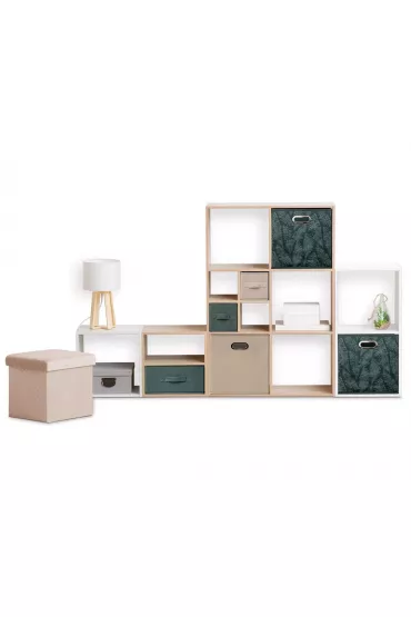5five Simply Smart Pojemnik tekstylny Naturalis 31x31 cm