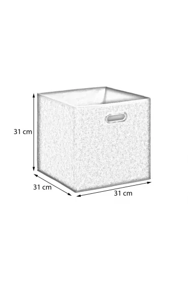 5five Simply Smart Pojemnik tekstylny Naturalis 31x31 cm