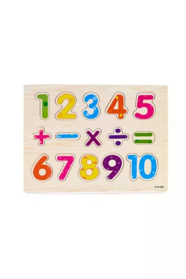 Puzzle Uk�adanka drewniana cyferki Artyk