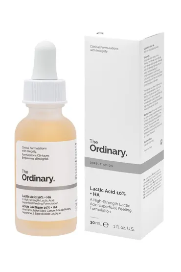 The Ordinary Lactic Acid 10% + HA peeling z Kwasem Mlekowym i Kwasem Hialuronowym 30 ml