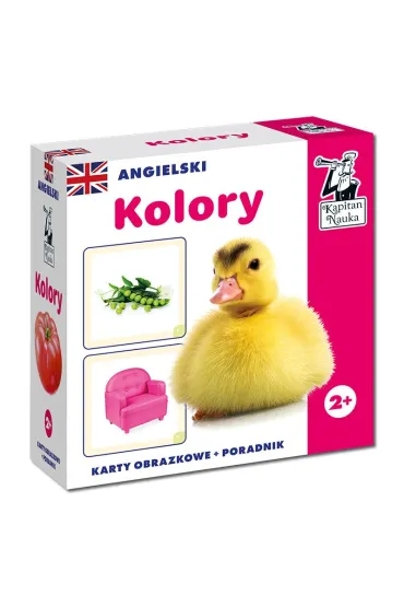 Kolory. Angielski. Karty obrazkowe i poradnik. Kapitan Nauka - Krzysztof Minge, Natalia Minge